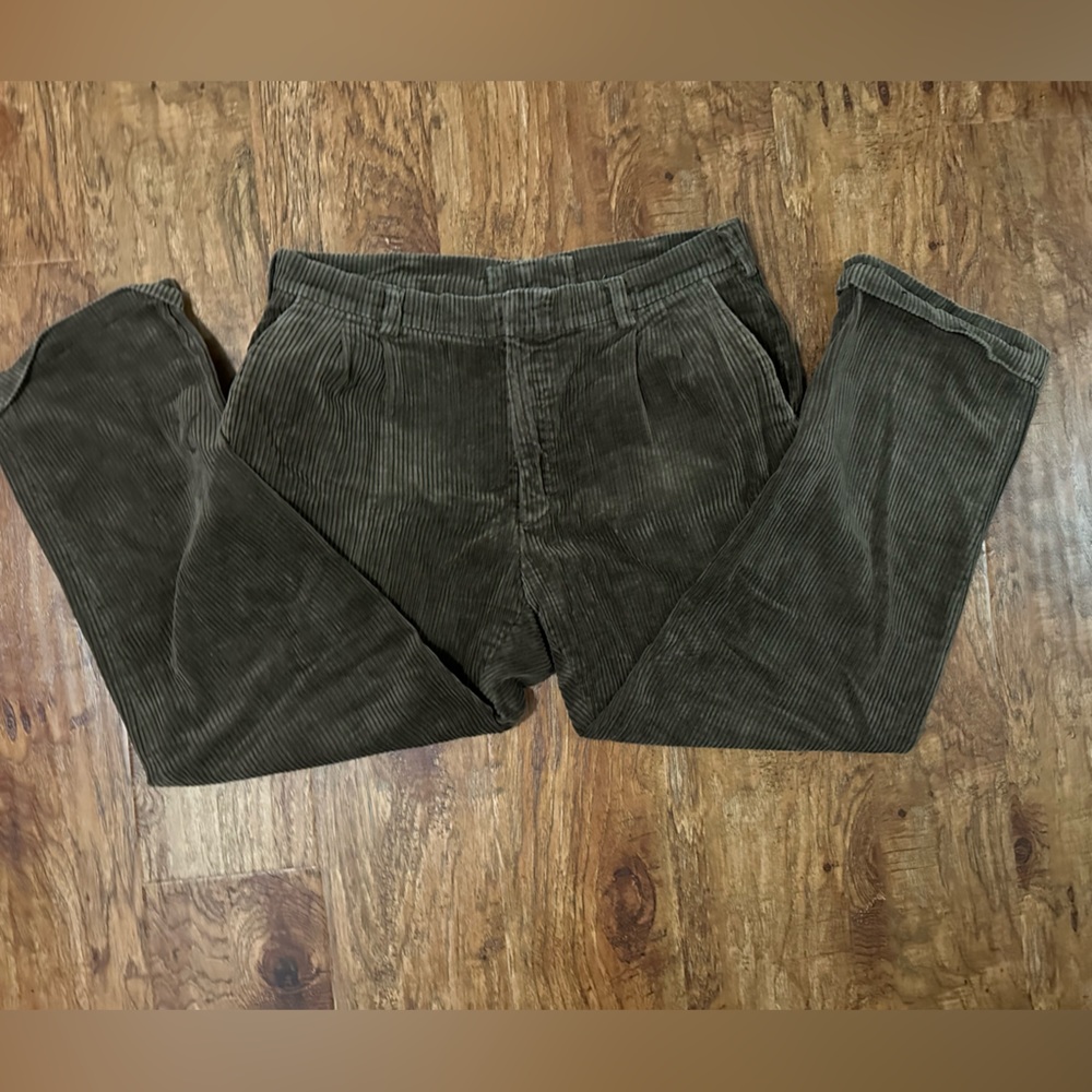 Brown corduroy pants